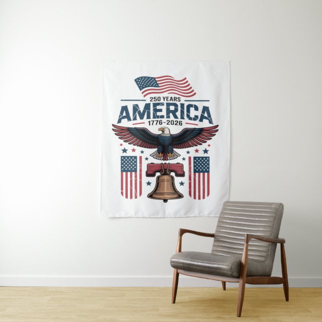 america 250th anniversary tapestry (In Situ)