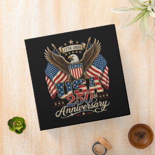 America 250th Anniversary USA 1776 2026 Binder