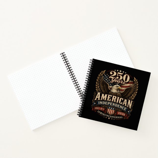 America 250th Anniversary usa Notebook (Inside)
