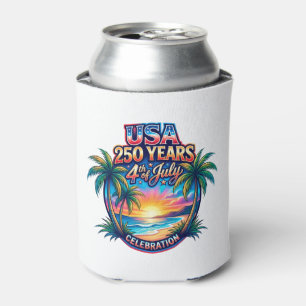 America 250th anniversary USA Palm Beach Can Cooler