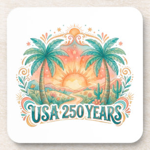 America 250th anniversary USA Palm Beach Coaster