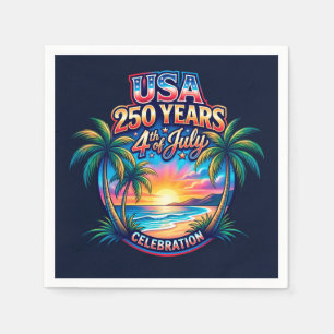 America 250th anniversary USA Palm Beach Napkin