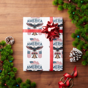 america 250th anniversary wrapping paper