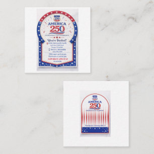 America 250th Independence Day Celebration Enclosure Card