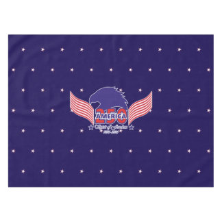 America 250th-Spirit of Freedom-On Blue Tablecloth