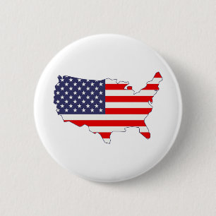 America 2 Inch Round Button