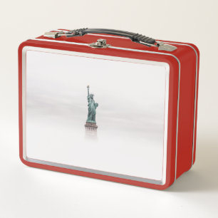 America 2 metal lunch box