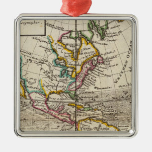 America 2 metal ornament