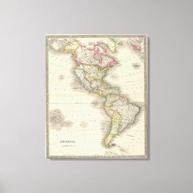 America 3 canvas print (Front)
