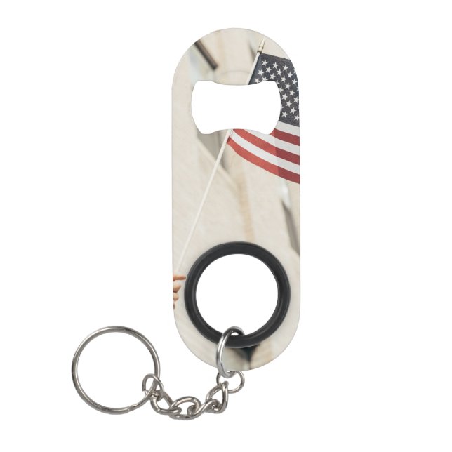 America 4 keychain bottle opener (Front)