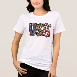 America 4th of July Tri-Blend Shirt