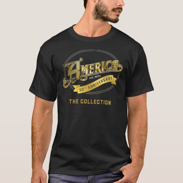 America 50th Anniversary Tour Essential T-Shirt (Front)