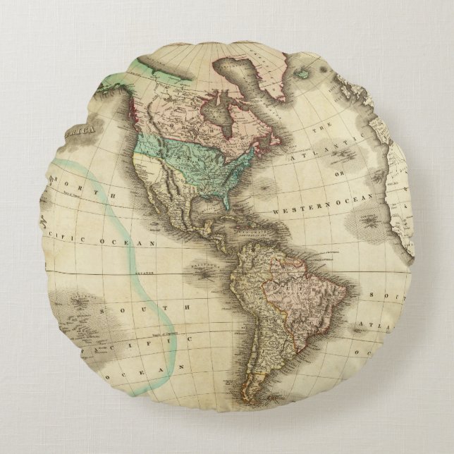 America 5 round pillow (Front)