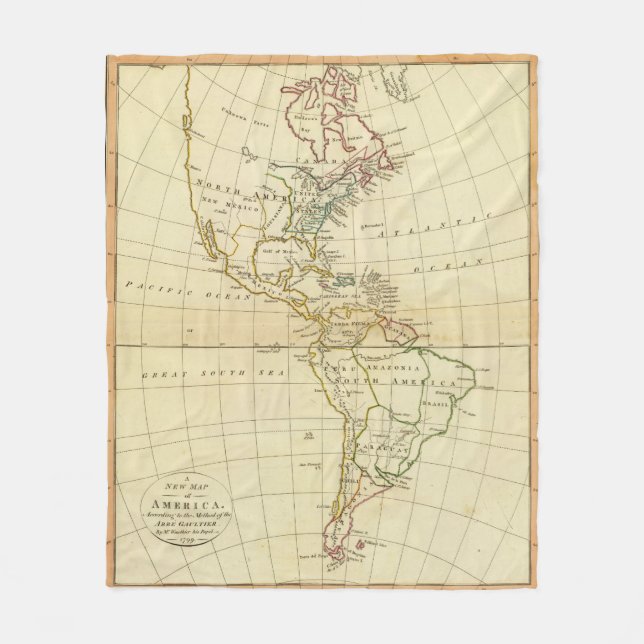 America 7 2 fleece blanket (Front)