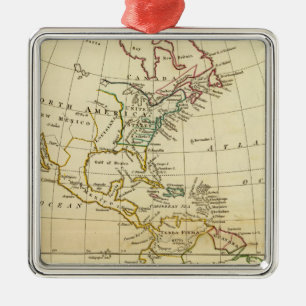 America 7 metal ornament