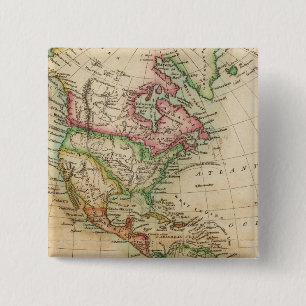America 8 2 inch square button