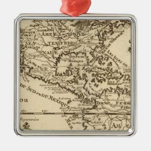 America 8 metal ornament