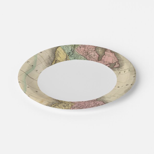 America 9 paper plate (Angled)
