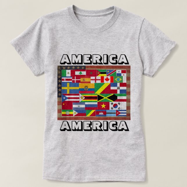 AMERICA AMERICA T-Shirt (Design Front)
