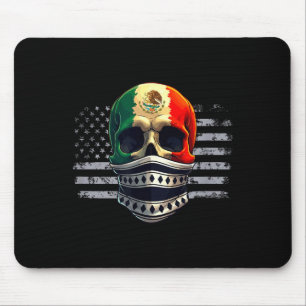 America American Mexican Pride Flag Mexico Roots H Mouse Pad