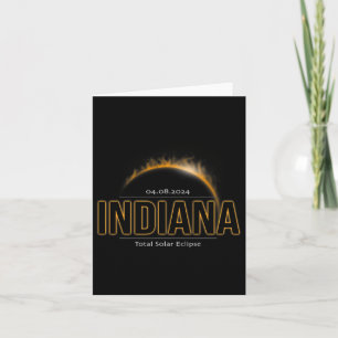 America April 2024 Path Of Totality Solar Eclipse Card