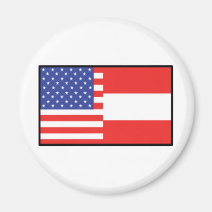 America Austria Magnet