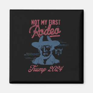 America Back Trump Cowboy Rodeo Election 2024 1  Magnet