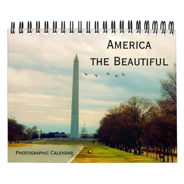 america beautiful small 2026  calendar (Cover)