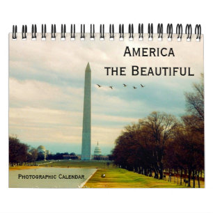 america beautiful small 2027 calendar
