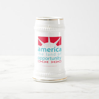 America Beer Stein
