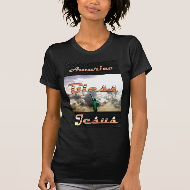 America Bless Jesus T-Shirt (Front)