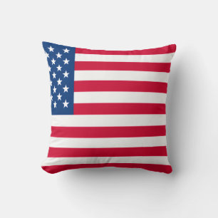 America blew throw pillow