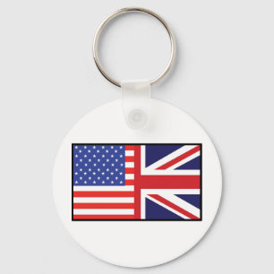 America Britain Keychain