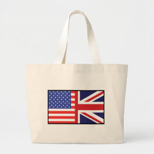 America Britain Large Tote Bag