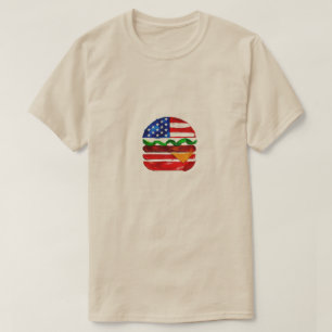 America Burger (White Painting No. 1) T-Shirt