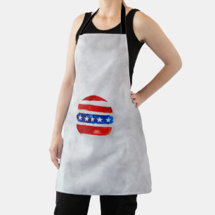 America Burger (White Painting No. 4) Apron