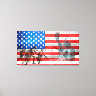 America Canvas Print