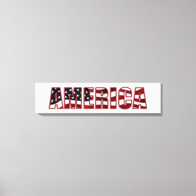 America Canvas Print (Front)