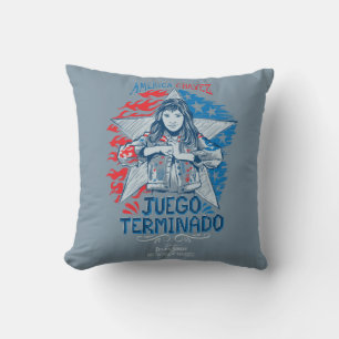 America Chavez - Juego Terminado Throw Pillow