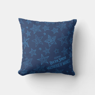 America Chavez Star Pattern Throw Pillow