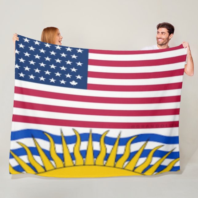 AMERICA COLUMBIA FLEECE BLANKET (In Situ)
