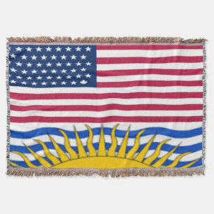 AMERICA COLUMBIA THROW BLANKET