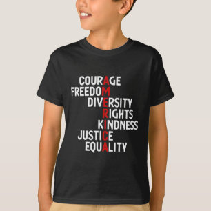 America Courage Freedom Diversity Rights Friendshi T-Shirt
