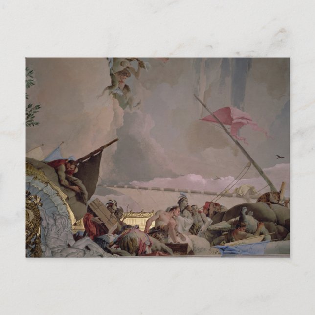 America, detail from The Glory of Spain II Postcard (Front)