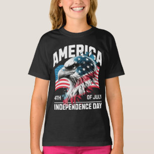 America Eagle Independence Day T-Shirt