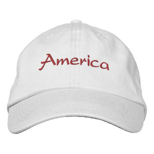 America Embroidered Hat