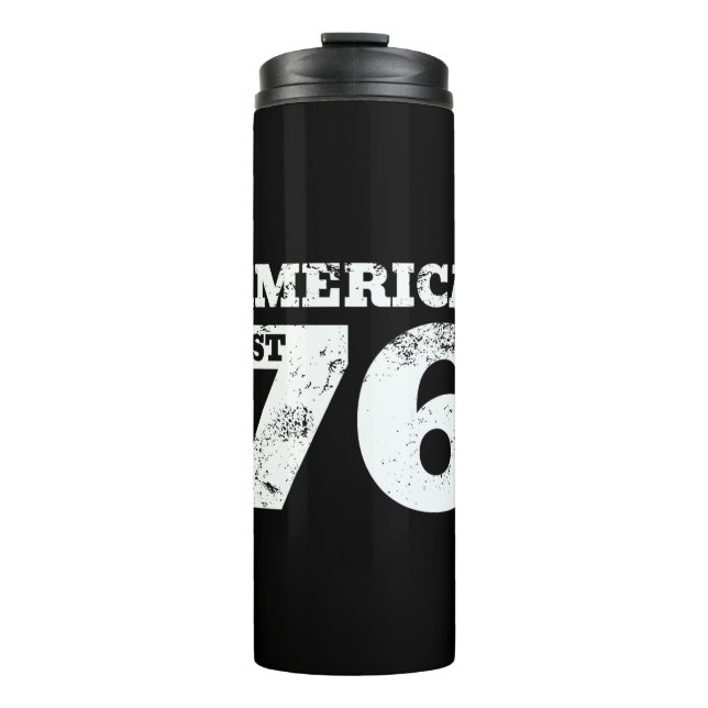 America Est 1776 Patriotic Thermal Tumbler (Front)