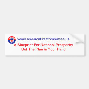 America First Committee Bumper Sticker