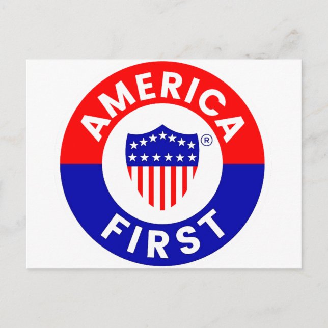 America First Post Card (Front)