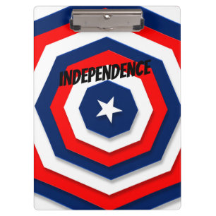 America Flag Design Clipboard